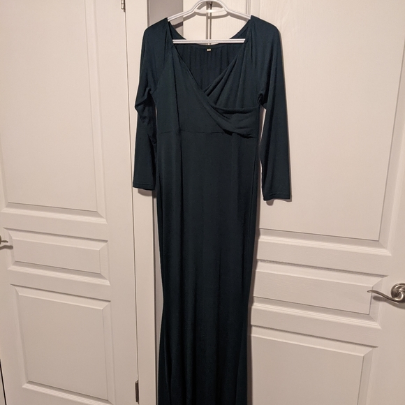 Green Maternity Dress - Picture 2 of 4